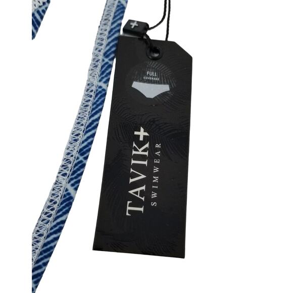 TAVIK Antic Off the Grid Pacific Blue Full Bikini Bottom Sz S NWT - Picture 3 of 5